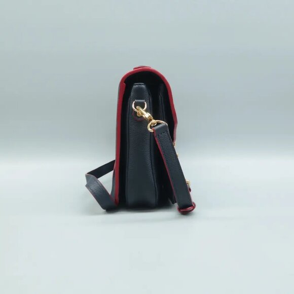 100% Authentic Louis Vuitton Metis Navy Monogram Leather Satchel - Picture 2 of 12